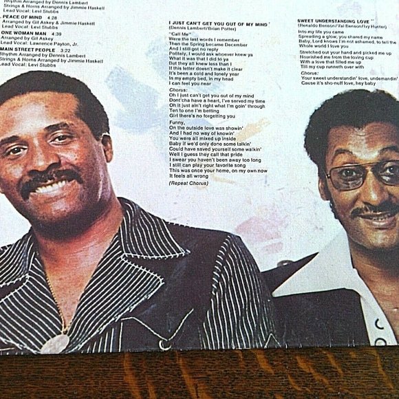 Vintage Vinyl LP The Four Tops - Main Street People Soul Record UK 1973 Music - Picture 12 of 16